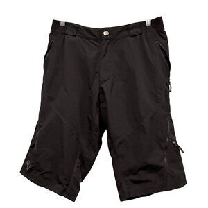 Endura Men's Baggy Bike Shorts with Padded Liner, Black XL